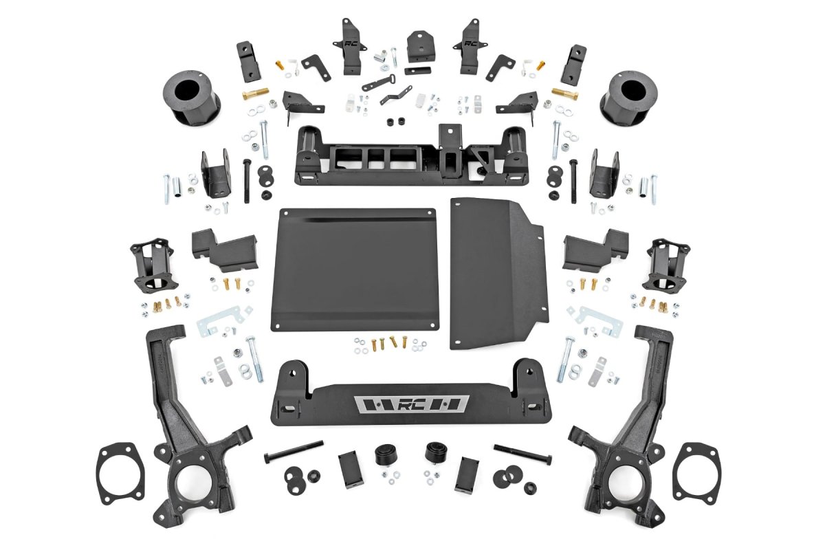 Toyota Tundra Suspension Lift Kit - Front + Rear - Rough Country - 6 Inch - '22-'26
